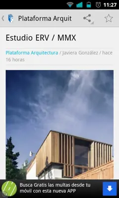 Plataforma Arquitectura RSS reader android App screenshot 4