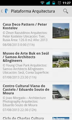 Plataforma Arquitectura RSS reader android App screenshot 6